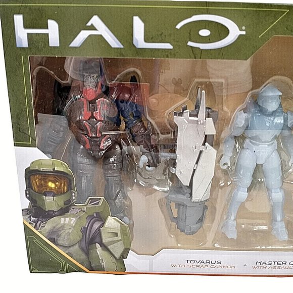 Halo Infinite Characters Tovaras Master Chief Hyperius Figures 10 Piece Set 5" - Picture 2 of 5